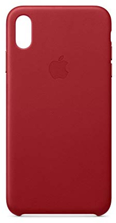 Apple Leder Case (für iPhone XS Max) - (Product) RED - 5.85 Zoll
