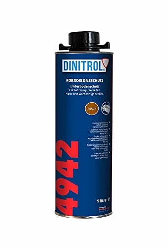 DINITROL® 4942 Braune Unterboden-Chassis, selbstheilende Wachsschutzbeschichtung, 1 Liter Kanister (Schutz-Stil Schraubverschluss)