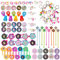 THE TWIDDLERS 100 Jouets de Fête Anniversaire de Licorne pour Filles - Timbres, Bracelets, Bagues, Porte-Clés, Baguettes Magiques & Plus - Pochettes Surprises, Cadeaux Invités