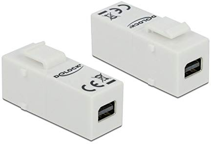 Delock Keystone Modul mini DisplayPort Buchse > mini DisplayPort Buchse