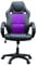 Panana Racing Gaming Computer Office Chair Sport Racing Armchair Executive Swivel Recliner Ergonomic with High Back Mesh Bucket Seat Armrest, PU Leather & Fabric Mesh Chair (Purple)