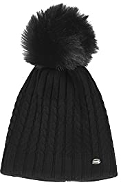 PIKEUR Damen Mütze mit FELLBOMMEL Herbst/Winter 2021