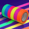 IVEOPPE Neon Klebeband Tape UV Fluoreszierende - 6 Stück Fluoreszierendes Klebeband, 6 Farben, für Partydeko Kunst Handwerk Dekorationen (6)