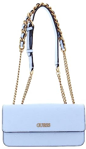 GUESS Geva Convertible Flap Crossbody Bag Ice blue