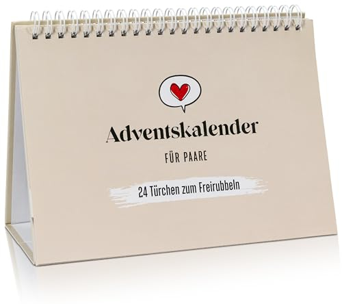 Darlena Adventskalender für Paare | Date Adventskalender für Erwachsene 2024 | Pärchen, Paar Adventkalender | Geschenk für Männer, Frauen, Freund & Freundin | Nikolausgeschenk für ihn & sie