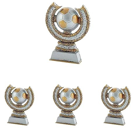 Art-Trophies AT4138 Pokal, für Erwachsene, Unisex, Mehrfarbig, 14 cm (Packung mit 4)