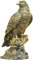 Adler Figur Aus Polyresin, Gross - Kunstharz Adler Statue, Frostfest & Lebensgroß - Gartenfiguren Für Außen - Adler Figur Groß ，Hausgarten Dekoration Geschenk (Braun)