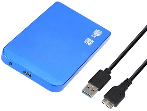 HUIOP Slim Super Speed 6Gbps Aluminum 2TB 2.5 SSD HDD Hard Disk Drive Box USB 3.0 External Enclosure Case Caddy + USB Cable,Enclosure