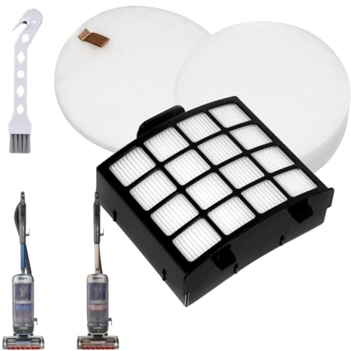 UTIZ Compatible/Replacement Shark Filter set (Anti Allergen, Foam & Felt) for PZ1000, PZ1000UK, PZ1000UKT Anti Hair Pet Upright Vacuum Cleaner Hoover & Cleaning Brush