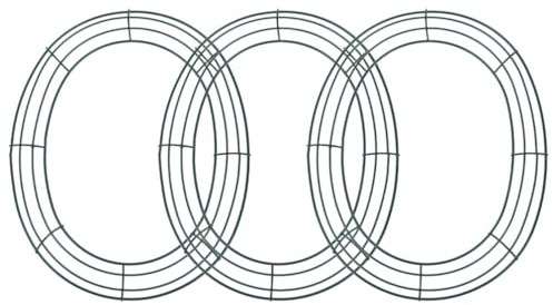 MAGICLULU 3stücke Ostern Dekoration Wreath Frame Aus Eisen Für Kranzgestaltung Langlebig Und Einfach Zu Montieren Für Festliche Anlässe Und Kreative Bastelprojekte
