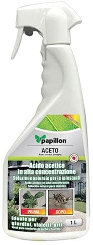 PAPILLON - DISERBANTE ACIDO ACETICO lt 1 azione caustica altera i tessuti delle infestanti fino a bruciarli