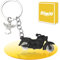 Dimiff Motorrad Schlüsselanhänger Mit Schutzengel, Multitool & Harley Design - Geschenke für Motorradfahrer, Glücksbringer & Praktisches Motorrad Geschenk für Männer