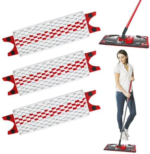 3 Pezzi per Vileda Mocio Revolution Kit, per Straccio Pavimenti Vileda Ultramax/UltraMax Plus Ricarica Ricambio , per Pavimento del Il Lavaggio Sporco