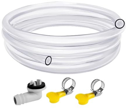 Ablaufschlauch für -Split-Klimaanlage, auslaufsicher, Mehrzweck-AC-Ablaufschlauch, weißer AC-Ablaufschlauch für -Split-Klimaanlage