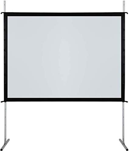 portable projector screen， 100 Inches / 120 Inches Indoor And Outdoor Portable Fast Folding Projector Screen With Stand And With Storage Bag/Box(120inch with tote bag)