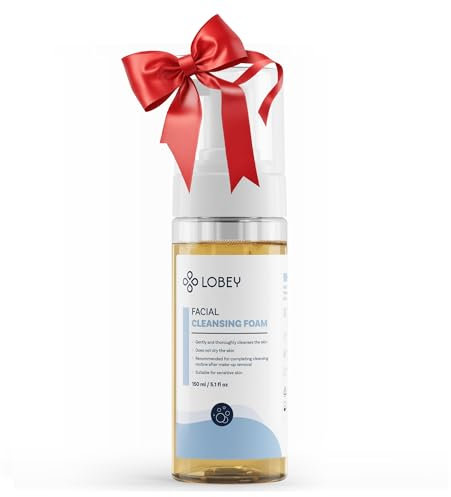 LOBEY Gesicht Cleanser - Reinigungsschaum - Gesichtsreinigung - Reinigung - Gesichtspflege mit Kamille, Aloe Vera und Ginkgo Biloba - Natürliche Kosmetik (150 ml)