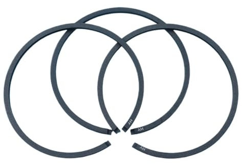 MEXWLOP Segments de Piston de 46mm, for Husqvarna 51 55 Rancher 357 XP 359 EPA 257 tronçonneuse 1.5mm d'épaisseur 503289014 503289028 Outils de Jardinage de Segments de Piston
