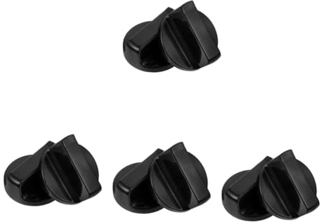 OATIPHO 8stücke Gasherdknöpfe Kunststoff Einsetzbar Einfache Installation Ergonomisches Design Für Komfortablen Griff Geeignet Für Standard Und Einbaugeräte