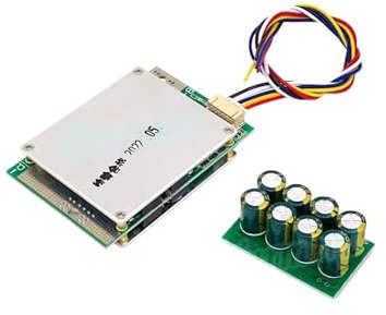 HPHPH Carte de Protection BMS 12.8V 4s 200a, avec équilibreur Actif 1,2a 3a 6a, for Batterie 3.2V 100ah 200ah 280ah 320ah pour Module de Batterie au Lithium Li-ION(200A BMS with 3A)