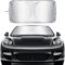 DAJINGFEI Parasol Coche Delantero para Volkswagen Passat 3C Variant Facelift 2011-2014, Parasol para Parabrisas Delantero Plegable Cubierta para Parabrisas de Automóvil,160×90cm