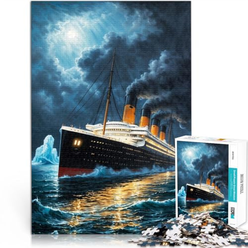 Jigsaw Puzzles 1000 Piece for Adults The Titanic Educational Toys 26x38cm Birthday Present, Gifts, Wall Art Suitable for and 14