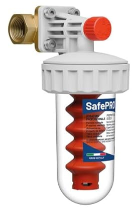 HCE SafePRO Dosatore di Polifosfati con By-Pass Automatico e Attacchi Fissi – Filtro Anticalcare 1/2 per Caldaie e Elettrodomestici – Made in Italy (Mod. DS0030)