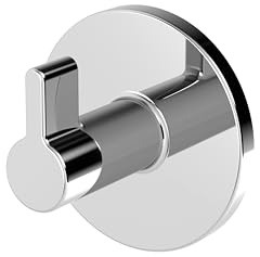 Lenz Handtuchhaken VIDA in Chrom – Platzsparend & vielseitig einsetzbar – Wandmontage zum Bohren oder Kleben – Pflegeleichte Oberfläche & hochwertige Verarbeitung – 4406902