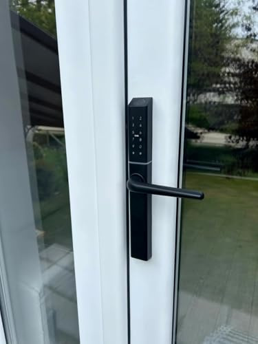 EuroArt EA 223 Slim Smart Digital Euro Profile Door Lock with Keyless Entry for uPVC Composite Wooden & Aluminium Doors (Silver)