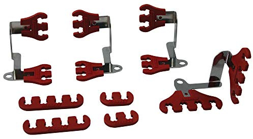 Moroso 72172 Wire Loom Kit in Red, Fits Small Block Chevy Engine