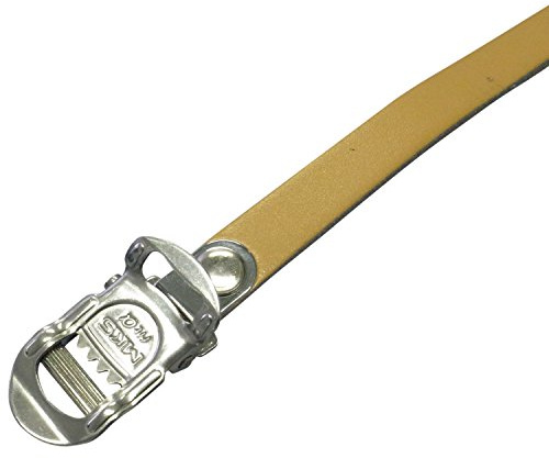 MKS Fit Alpha Spirits Toe Straps, Brown, One Size
