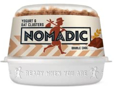 Nomadic Yogurt & Oats Crunchy Clusters Chocolate, 169g