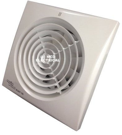 Envirovent Silent 150mm Extactor Fan Shutter & Adjustable Timer/Humidity Sensor