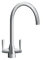 Franke Silk Steel Twin Lever Kitchen Mixer Tap - Eiger