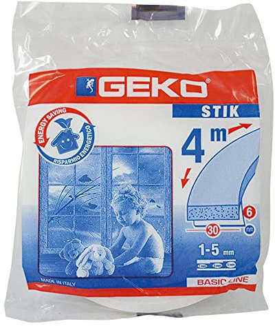 PARAFREDDO IN SPUGNA AUTOADESIVO - SPESSORE 6 MM. - ROTOLO DA 4 MT. LARGH. 30 MM