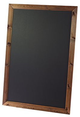 Kreidetafel, gerahmt, 936 x 636 mm, Eiche
