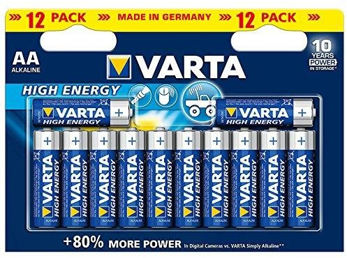 Varta Batterie Alcaline Mignon (AA) – High Energy (Power