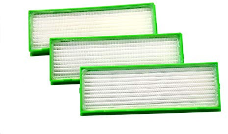 FSProdukte Premium Ersatzteile 3 Hepafilter Allergiefilter geeignet für Vorwerk Saugroboter VR 200 VR 300