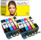 10 YouPrint XL Tintenpatronen kompatibel zu PGI-570 und CLI-571 für Canon Pixma MG5750, MG6850, TS5050, TS5055, TS6050, Canon 570 571