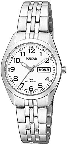 Pulsar Quarz Damen-Uhr Edelstahl mit Metallband PN8003X1