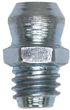 Sealey Gni18 Grease Nipple Straight 1/8In Bsp Gas Pack of 25