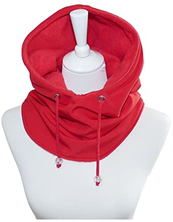 KapuzenLoop - Softshell/wasserdicht/rot