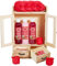 BRUBAKER Cosmetics Bade- und Pflegeset Cranberry im Holzschrank
