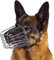 BRONZEDOG Draht-Hundemaulkorb Deutscher Schäferhund für mittelgroße große Hunde Verstellbarer langlebiger Metallkorb zum Beißen Kauen Bellen (XL)
