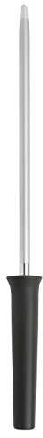 BergHOFF Ron Diamond Carbon Knife Sharpening Rod, Stainless Steel, Black, 39.5cm, 15.5