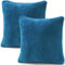 CelinaTex 2er Set Kissenbezug 80x80 cm Doppelpack Coral Fleece Kissenhülle, Kopfkissenbezug Kissen Überzug Comfortable royal blau 5001349