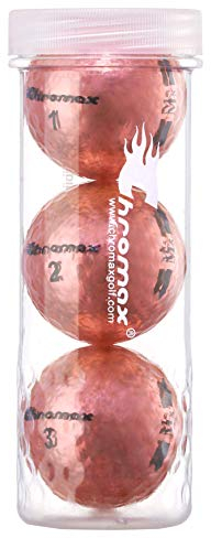 Chromax Golfbälle, M5, Metallic, 3 Stück, Rosa