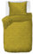 Kayori Kenji Bettwäsche Jersey 155x220cm 80x80cm Gelb 100% Bio Jersey Baumwolle Atmungsaktiv Feuchtigkeitsabsorbierend