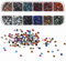 2160 Piezas Cristal Diamante de imitación Hotfix Rhinestones Strass Termoadhesiva Decoración para DIY Artesanía Ropa Zapatos Bolsas Arte de Uñas 12 Colores SS10