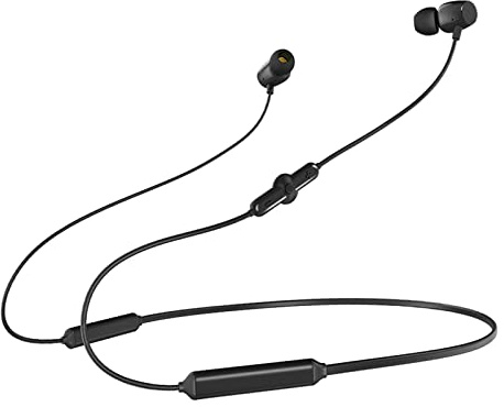 P Prettyia Wireless Headphones, Bluetooth Earbuds IPX5 Water Resistant,Bluetooth 4.2 in-Ear Sport Magnetic Connection Earphones with Mic for Gym,Workout,Running - black