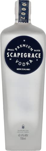 SCAPEGRACE Vodka 40.6% - Premium Vodka - Serie limitata - Distillata con acqua di ghiacciaio - 700 ml